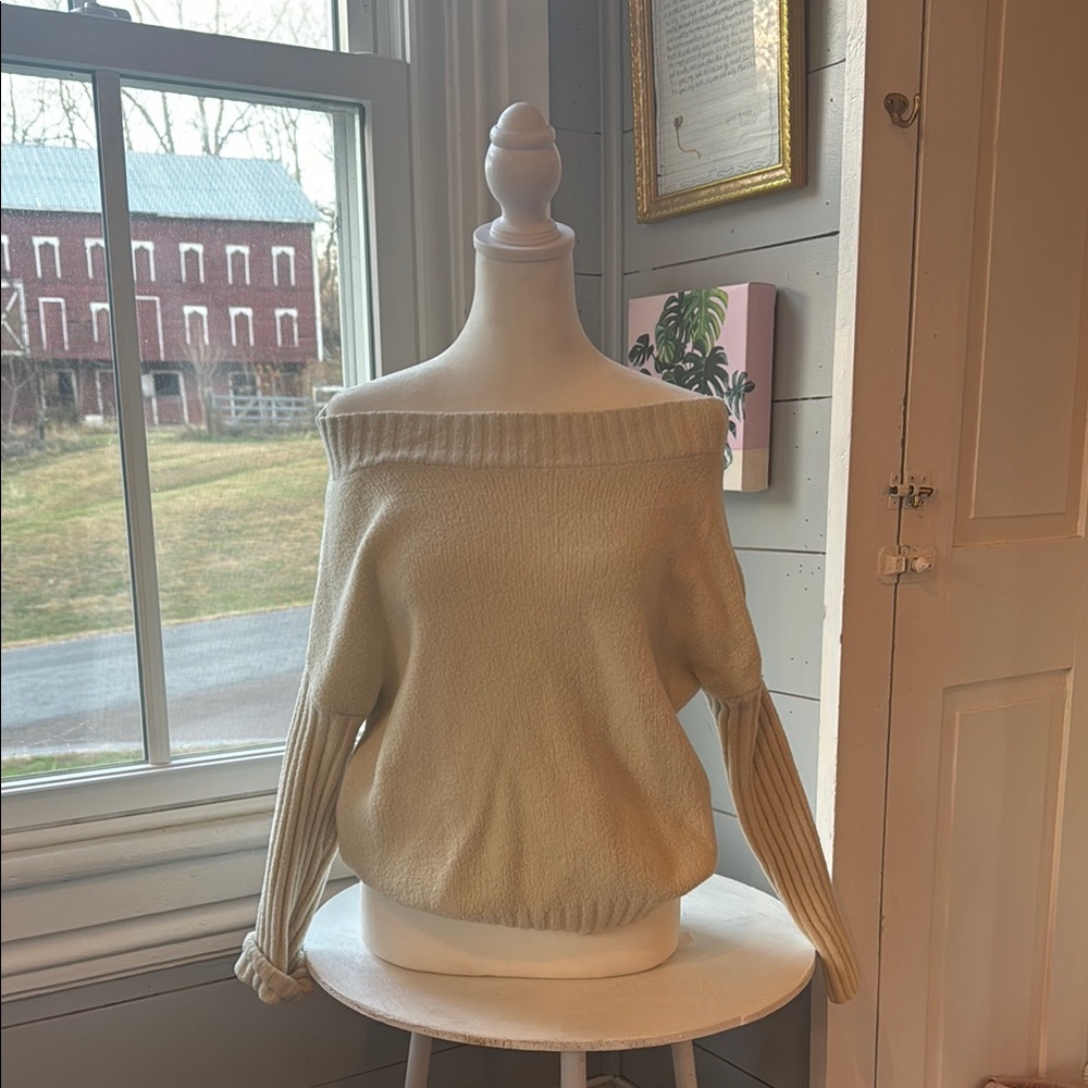 Cozy Off-Shoulder Sweater